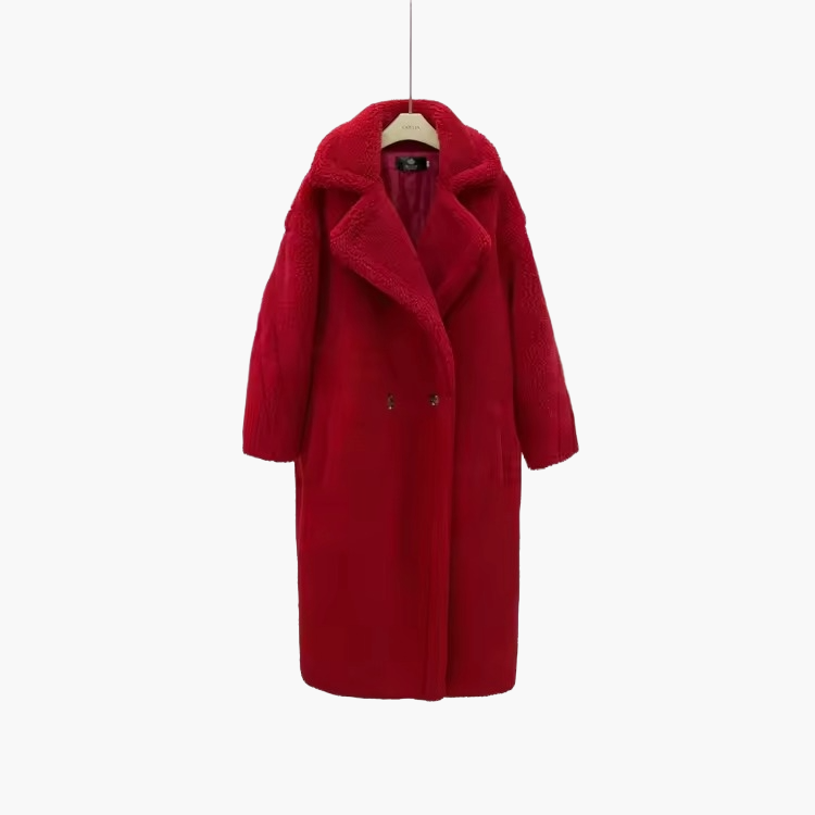 Damen Langer Oversize Mantel – Modischer Winter-Trend für Alltag & Freizeit