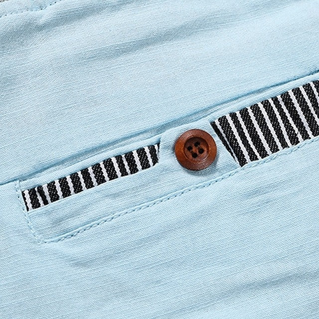 Herenshort met koord en zakken