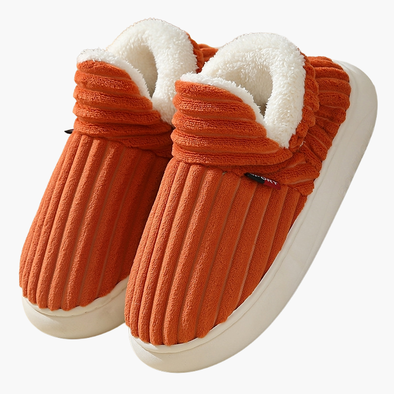 Pantuflas para mujer y hombre – Zapatillas de invierno acogedoras con suela antideslizante y forro mullido