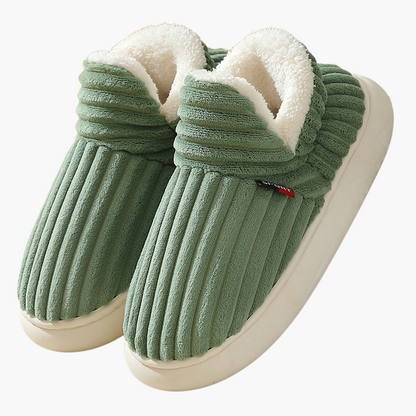 Pantuflas para mujer y hombre – Zapatillas de invierno acogedoras con suela antideslizante y forro mullido