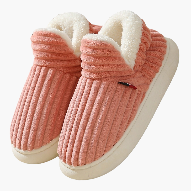 Pantuflas para mujer y hombre – Zapatillas de invierno acogedoras con suela antideslizante y forro mullido
