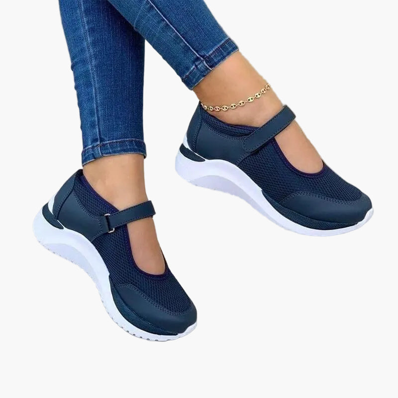 Baskets orthopédiques confort pour femmes avec fermeture auto-agrippante – Quotidien & loisirs