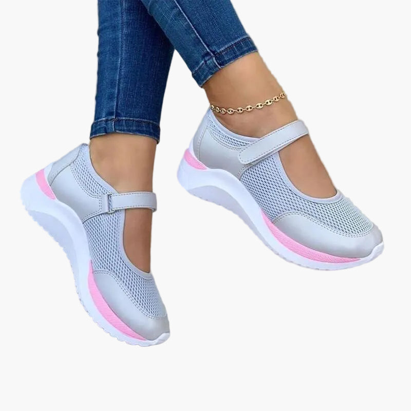 Baskets orthopédiques confort pour femmes avec fermeture auto-agrippante – Quotidien & loisirs