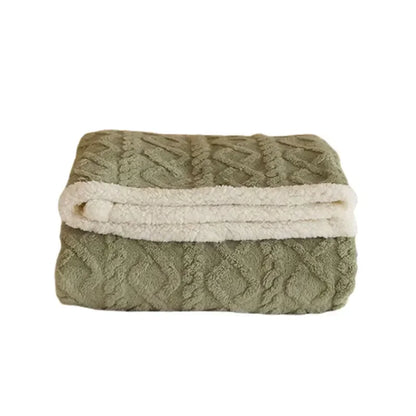 Unisex zachte winterdeken – Luxe comfortdeken voor bed & bank, knusse stijl voor koude dagen