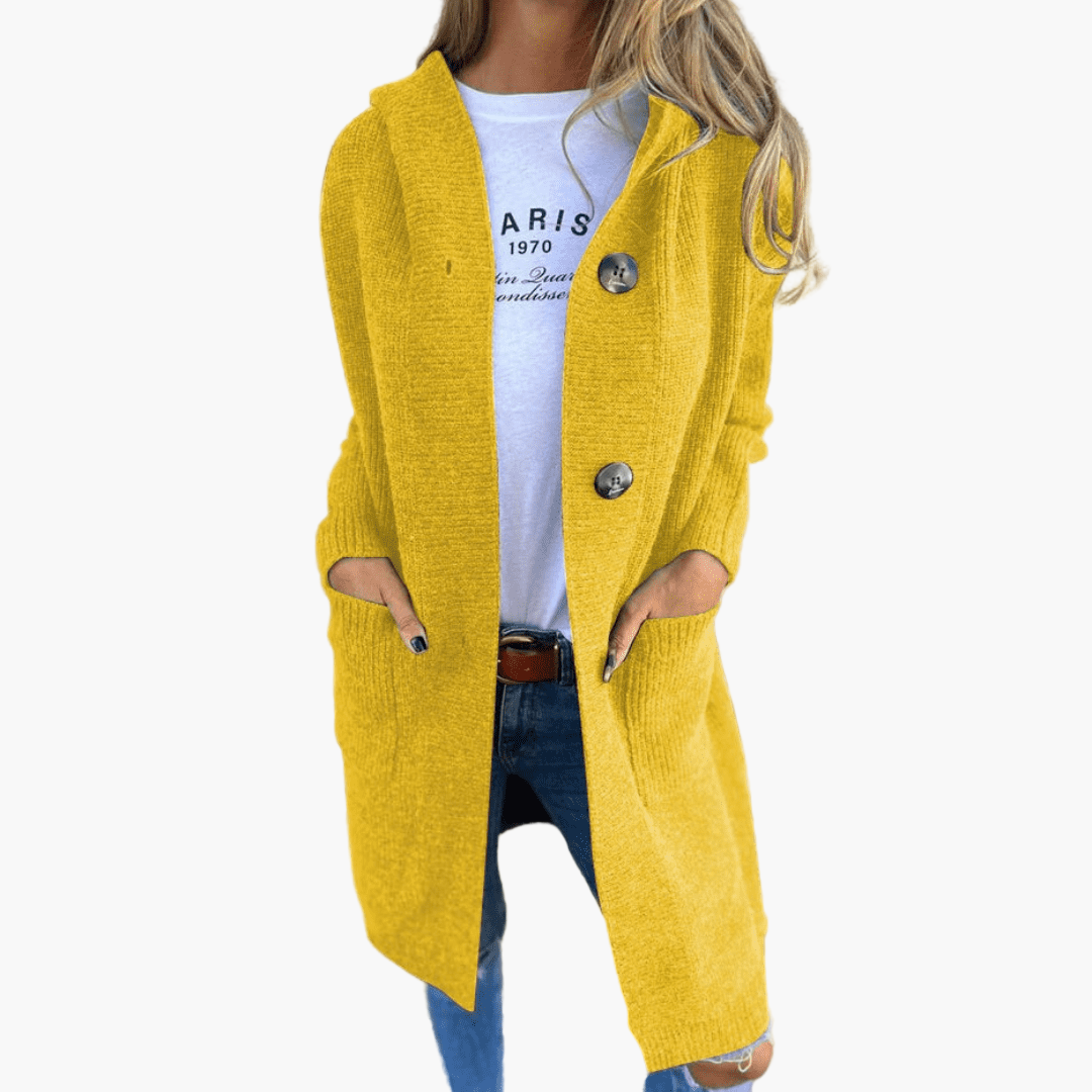 Damen Strickcardigan Lang – Modisches Alltags- und Freizeit-Outfit