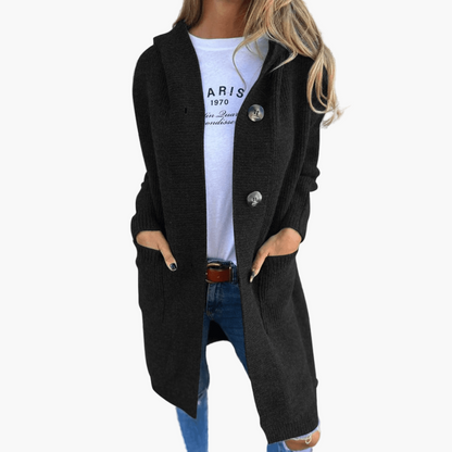 Damen Strickcardigan Lang – Modisches Alltags- und Freizeit-Outfit