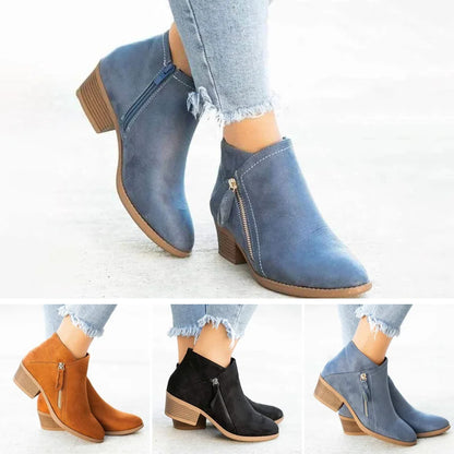 Bottines vintage orthopédiques pour femme, adaptées au quotidien et aux loisirs