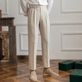 Pantalon met rechte pijpen en zakken voor heren
