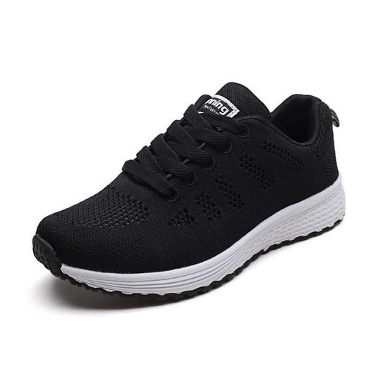 Zapatillas de mujer con malla transpirable – Calzado deportivo cómodo para diario, fitness y paseos