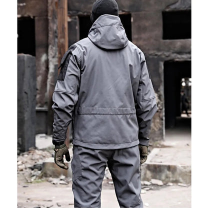 Ensemble softshell outdoor homme – Veste tactique & pantalon pour trekking, randonnée et survie