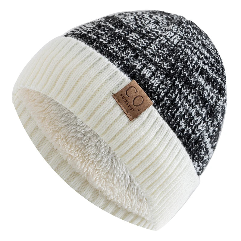 Vintage Vibe muts | Gevoerde retro wintermuts met casual breidesign