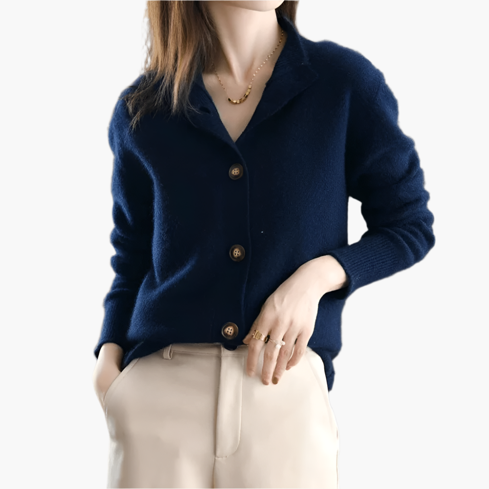 Cardigan da donna – Cardigan elegante per ufficio e tempo libero