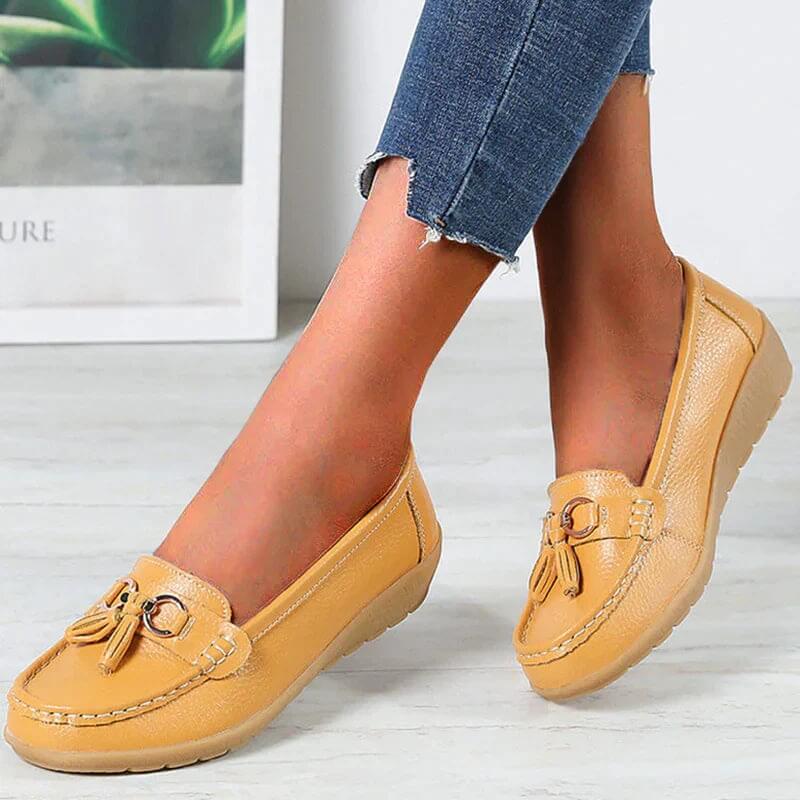Damen Mokassins Slipper – Bequeme und stilvolle Freizeitschuhe mit Tasseln