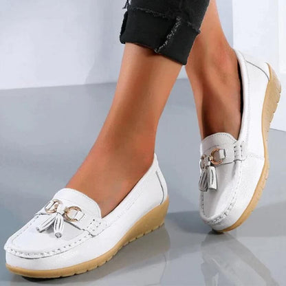 Damen Mokassins Slipper – Bequeme und stilvolle Freizeitschuhe mit Tasseln