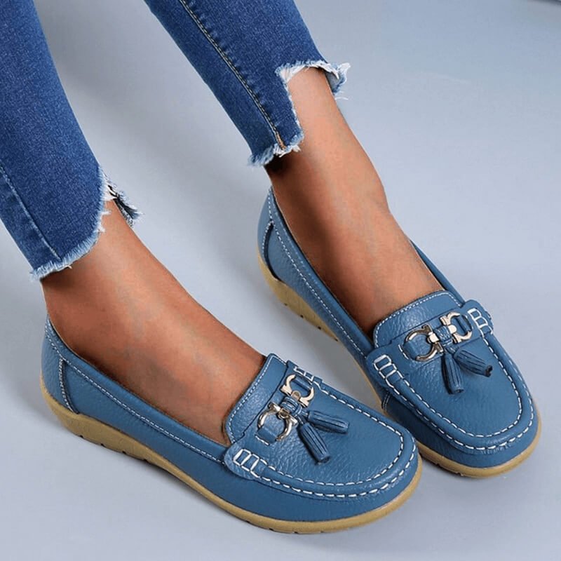 Damen Mokassins Slipper – Bequeme und stilvolle Freizeitschuhe mit Tasseln