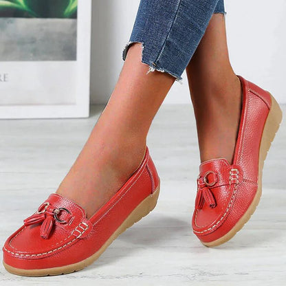Damen Mokassins Slipper – Bequeme und stilvolle Freizeitschuhe mit Tasseln