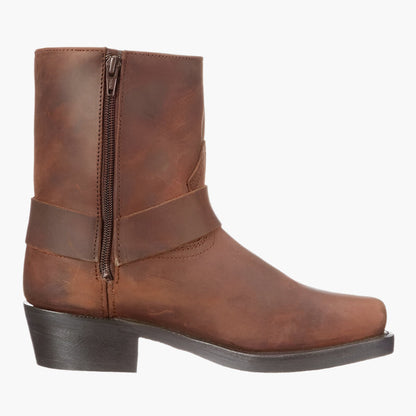 Herre Western støvletter vintage cowboy-stil til fritid & udendørs
