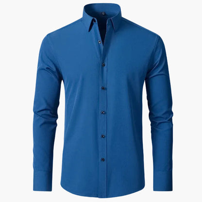 Camicia business da uomo Slim Fit – Camicia elegante a maniche lunghe per ufficio e tutti i giorni