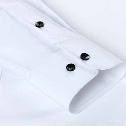 Camicia business da uomo Slim Fit – Camicia elegante a maniche lunghe per ufficio e tutti i giorni