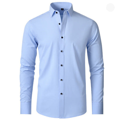 Camicia business da uomo Slim Fit – Camicia elegante a maniche lunghe per ufficio e tutti i giorni