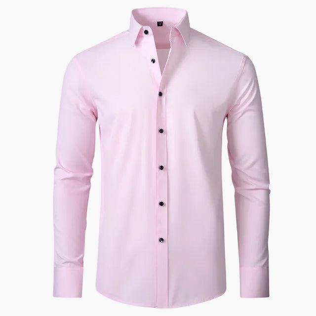 Camicia business da uomo Slim Fit – Camicia elegante a maniche lunghe per ufficio e tutti i giorni