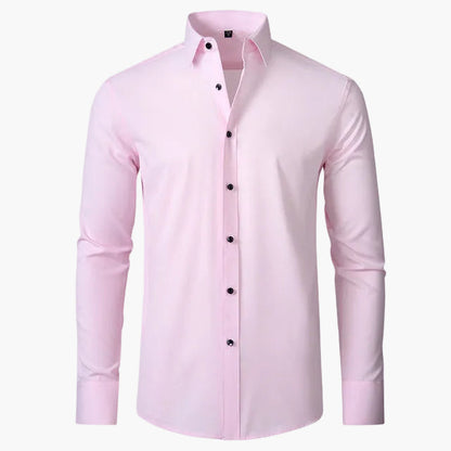 Camicia business da uomo Slim Fit – Camicia elegante a maniche lunghe per ufficio e tutti i giorni