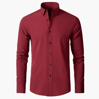 Camicia business da uomo Slim Fit – Camicia elegante a maniche lunghe per ufficio e tutti i giorni