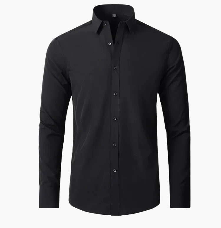 Camicia business da uomo Slim Fit – Camicia elegante a maniche lunghe per ufficio e tutti i giorni