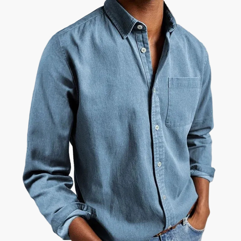 Herren Langarmhemd – Klassischer Business & Freizeit Look, Modern Fit