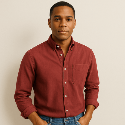 Herren Langarmhemd – Klassischer Business & Freizeit Look, Modern Fit