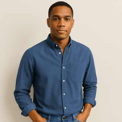 Herren Langarmhemd – Klassischer Business & Freizeit Look, Modern Fit