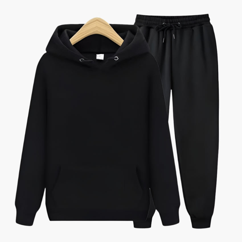 Herr fritids träningsset – Hoodie & joggingbyxa, sportig & avslappnad för vardag och fitness