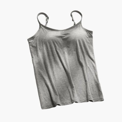 Top SilkySecure para mujer con sujetador integrado – Comodidad y soporte sin costuras para el día a día