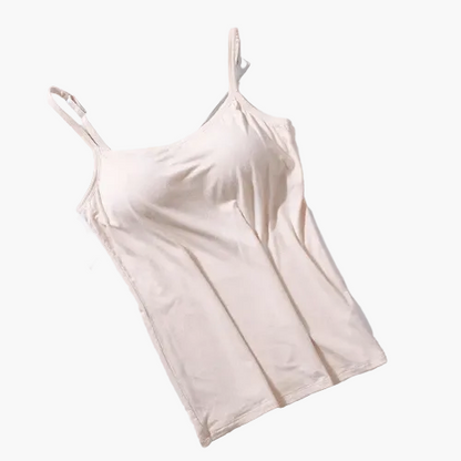 Top SilkySecure para mujer con sujetador integrado – Comodidad y soporte sin costuras para el día a día