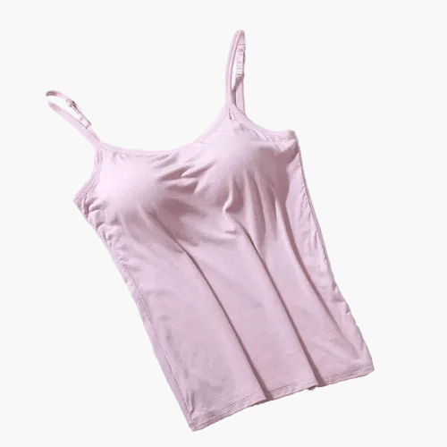 Top SilkySecure para mujer con sujetador integrado – Comodidad y soporte sin costuras para el día a día