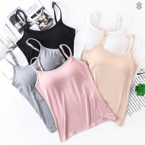 Top SilkySecure para mujer con sujetador integrado – Comodidad y soporte sin costuras para el día a día