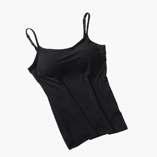 Top SilkySecure para mujer con sujetador integrado – Comodidad y soporte sin costuras para el día a día