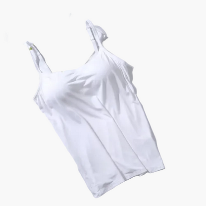 Top SilkySecure para mujer con sujetador integrado – Comodidad y soporte sin costuras para el día a día