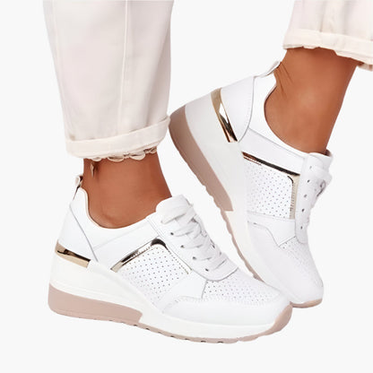Dam Ortopediska sneakers med kilklack – Bekväma och modemedvetna fritidsskor