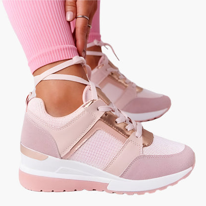 Dam Ortopediska sneakers med kilklack – Bekväma och modemedvetna fritidsskor