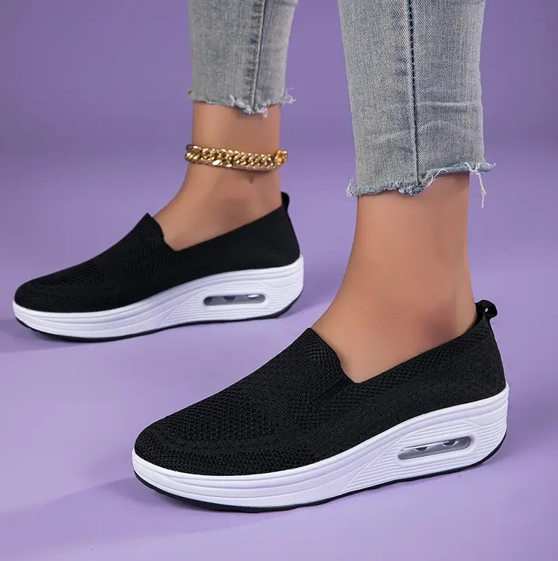 Damen Komfort-Slipper für Alltag und Beruf – Orthopädische, atmungsaktive Freizeitschuhe
