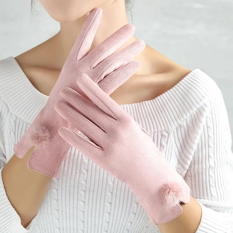 Vintage winterhandschoenen voor dames