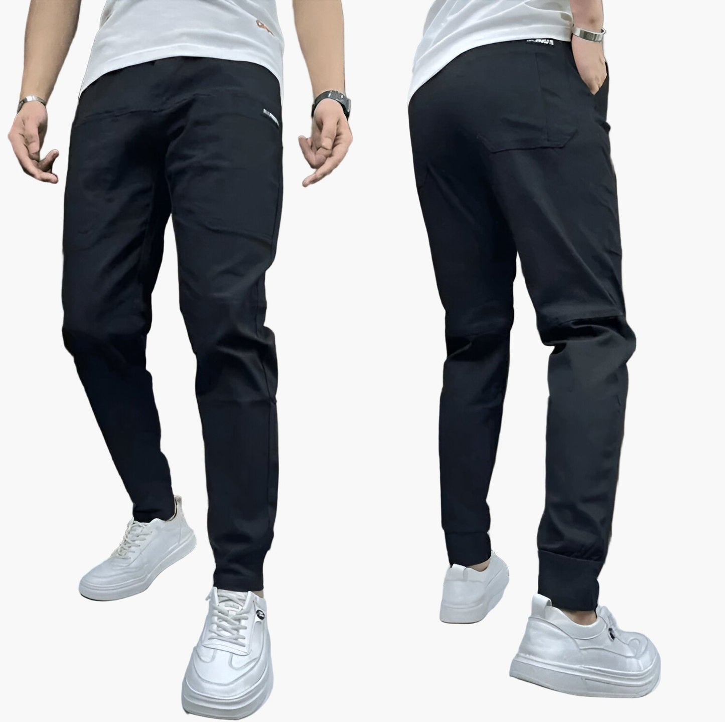 Pantalón cargo stretch para hombre con corte moderno – Pantalón cómodo para el día a día y negocios