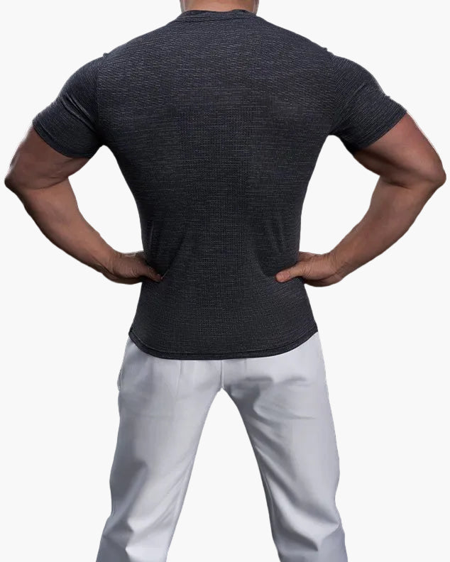 Herren Sport Performance T-Shirt – Atmungsaktives Slim Fit Trainingsshirt für Fitness & Freizeit