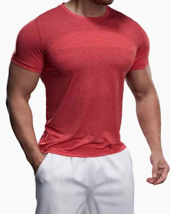 Herren Sport Performance T-Shirt – Atmungsaktives Slim Fit Trainingsshirt für Fitness & Freizeit