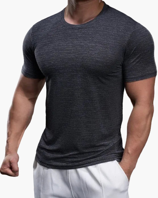 Herren Sport Performance T-Shirt – Atmungsaktives Slim Fit Trainingsshirt für Fitness & Freizeit