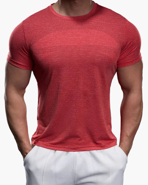 Herren Sport Performance T-Shirt – Atmungsaktives Slim Fit Trainingsshirt für Fitness & Freizeit