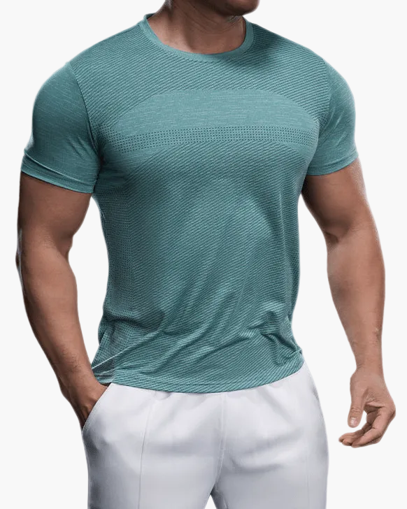 Herren Sport Performance T-Shirt – Atmungsaktives Slim Fit Trainingsshirt für Fitness & Freizeit