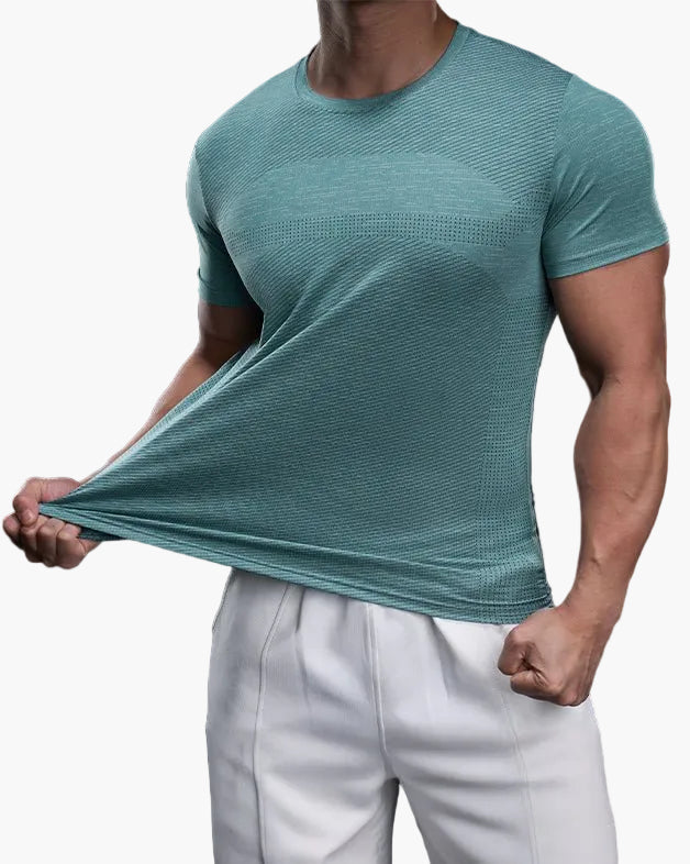 Herren Sport Performance T-Shirt – Atmungsaktives Slim Fit Trainingsshirt für Fitness & Freizeit