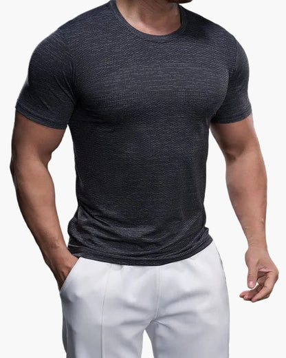 Herren Sport Performance T-Shirt – Atmungsaktives Slim Fit Trainingsshirt für Fitness & Freizeit